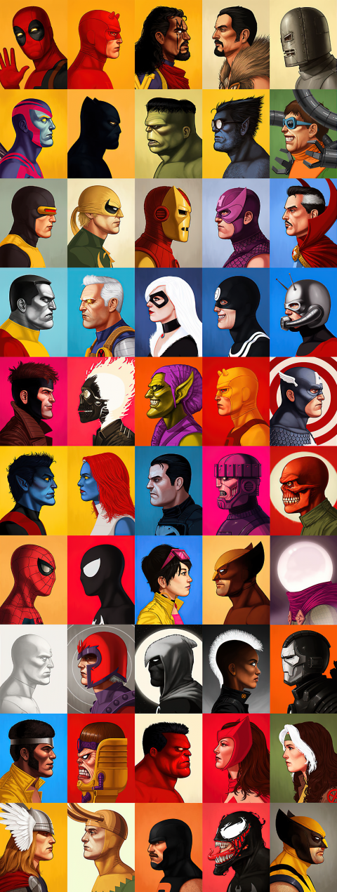 Mike Mitchell x Marvel x Mondo – Iconic portraits of Marvel’s huge ...